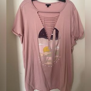 Torrid cut out shirt